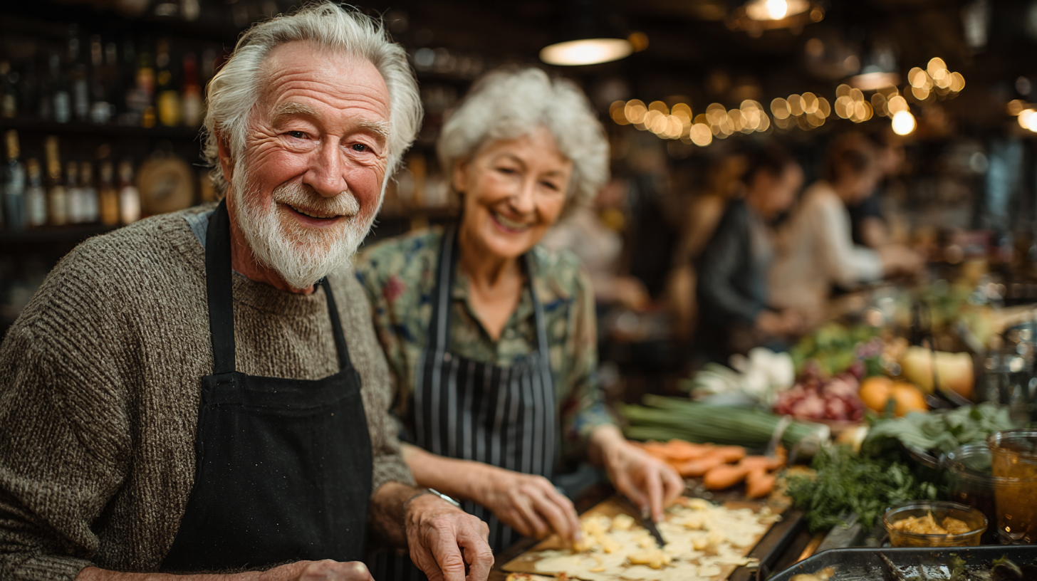 Fructe și legume de toamnă arrangiate artistic